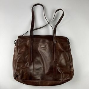 SPIKES & SPARROW LARGE LEATHER HANDBAG